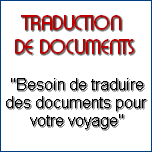 Traductions de vos documents de voyage