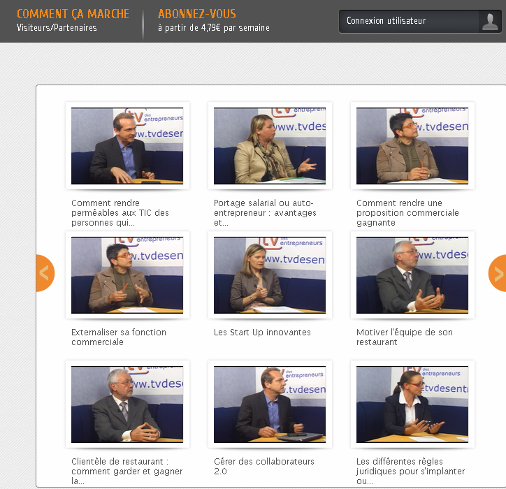 La formation � la cr�ation d'entreprise en ligne