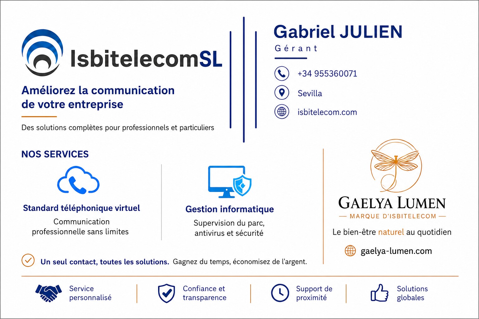 Gabriel Julien, gérant d’Isbitelecom à Séville