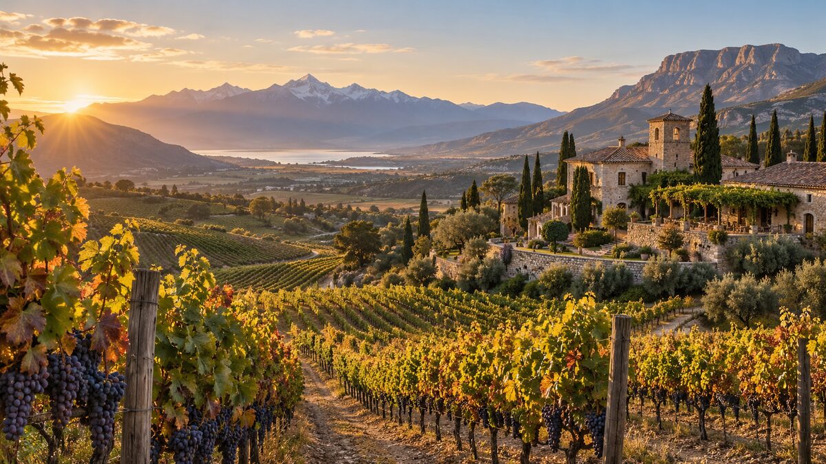 Illustration de la cave à vin des expatriés